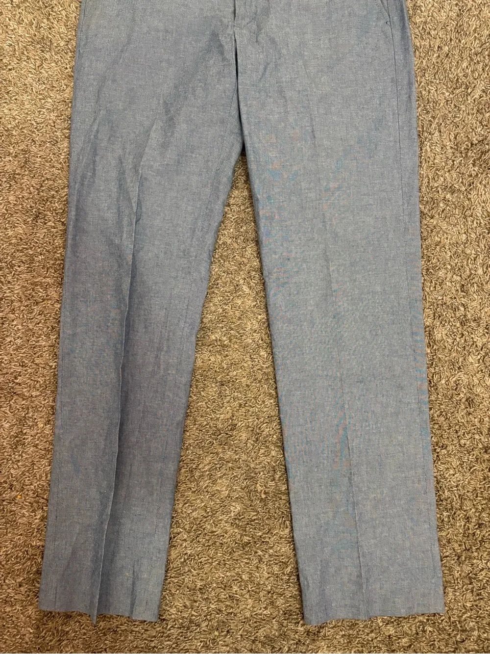 J.Crew Bedford Dress Pants Men's 31X32 Blue Tailored Cotton